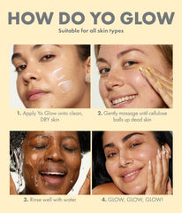 Yo Glow AHA & BHA Facial Enzyme Scrub