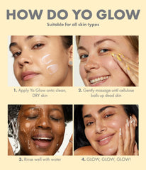 Yo Glow AHA & BHA Facial Enzyme Scrub